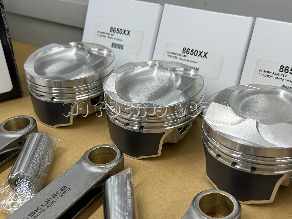 Wiseco Forged Pistons (86.5mm) & Skunk2 Alpha H-Beam Rods Combo - Honda Civic Type R (K20C1 FK8 / FL5) | Parts: K711M865 + 306-05-1220