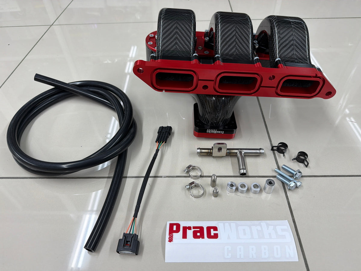 PracWorks Carbon Fiber Intake Manifold - Toyota GR Yaris / GR Corolla (G16E-GTS)