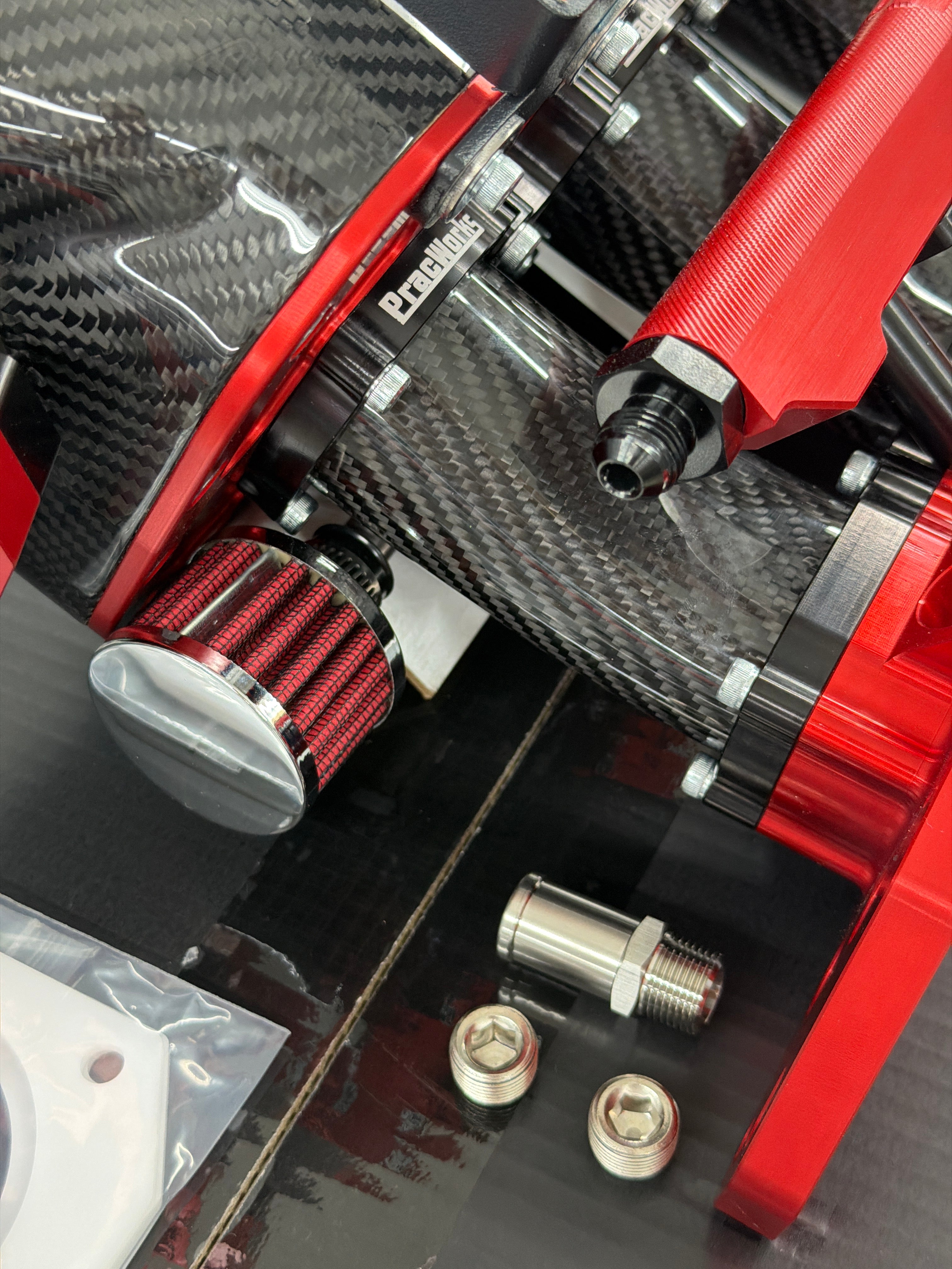 Pracworks Carbon Fiber Intake Manifold for Honda B-Series, B16A, B16B, B18C | HB-N-20