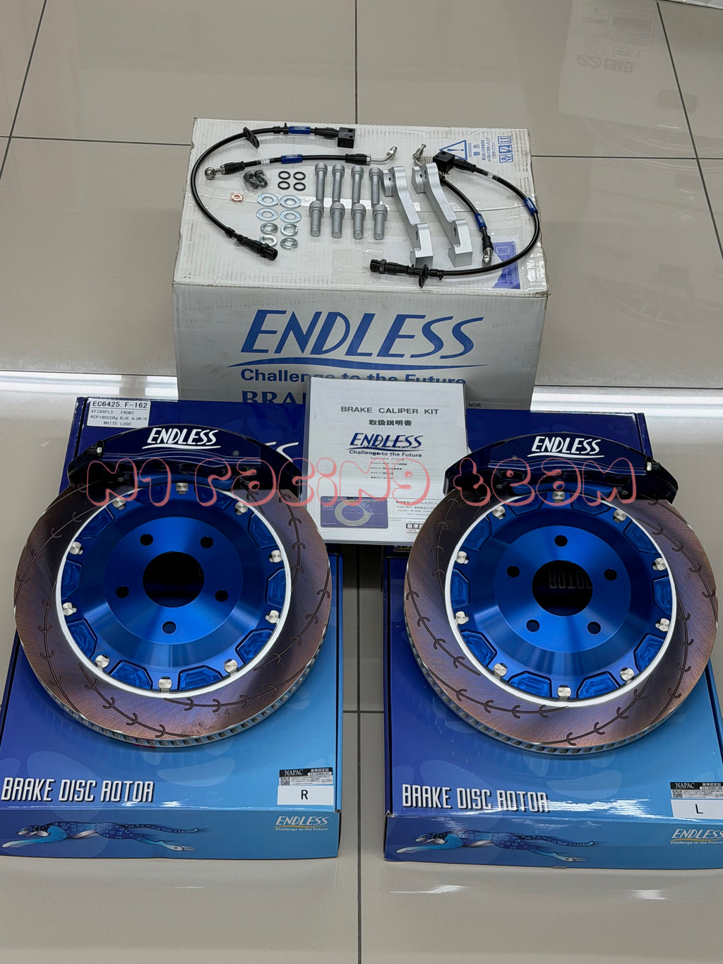 Endless Mono6 Sports TA Front Brake Kit - Honda Civic Type R FL5 & FK8 (EFZ6XFL5 / EFZ6XFK8) | Malaysia