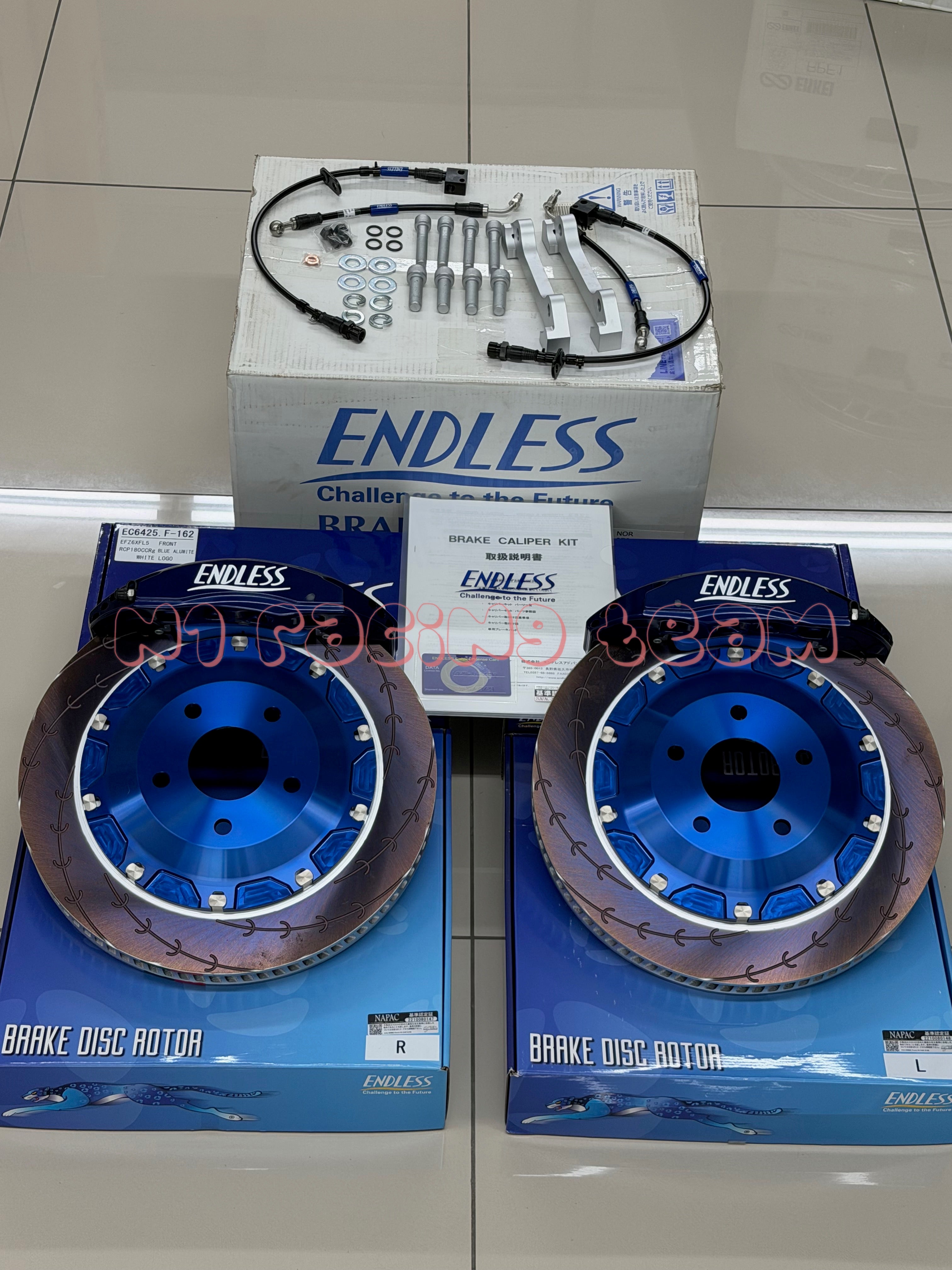 Endless Mono6 Sports TA Front Brake Kit - Honda Civic Type R FL5 & FK8 (EFZ6XFL5 / EFZ6XFK8) | Malaysia