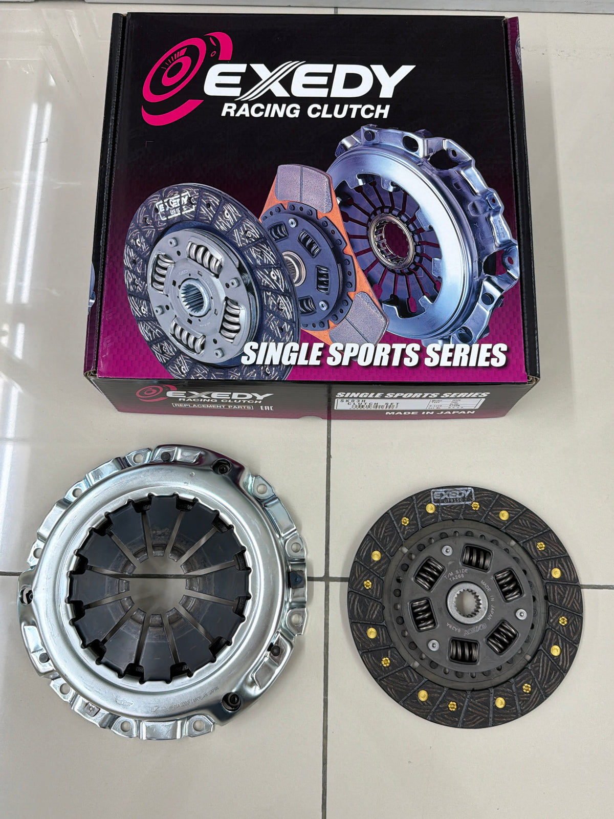 EXEDY Single Sports Ultra Fiber Clutch Kit for Suzuki Swift Sport ZC32S (M16A) – SK03H / Exedy SD14H + SC14T
