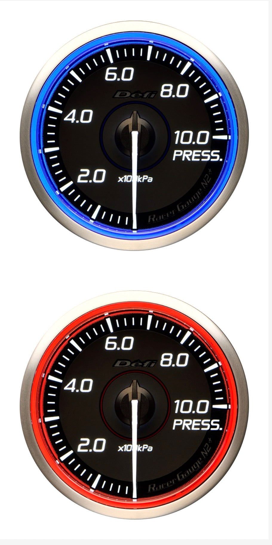 Defi Racer Gauge N2+ 60mm Standalone Pressure Gauge Meter 1000kPa (DF19601 Blue / DF19602 Red)