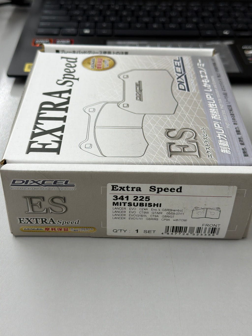 Dixcel ES Type Front Brake Pads for Subaru STi V7-V11 / Evo 5-10 / Civic Type R FL5 FK8 - 341225