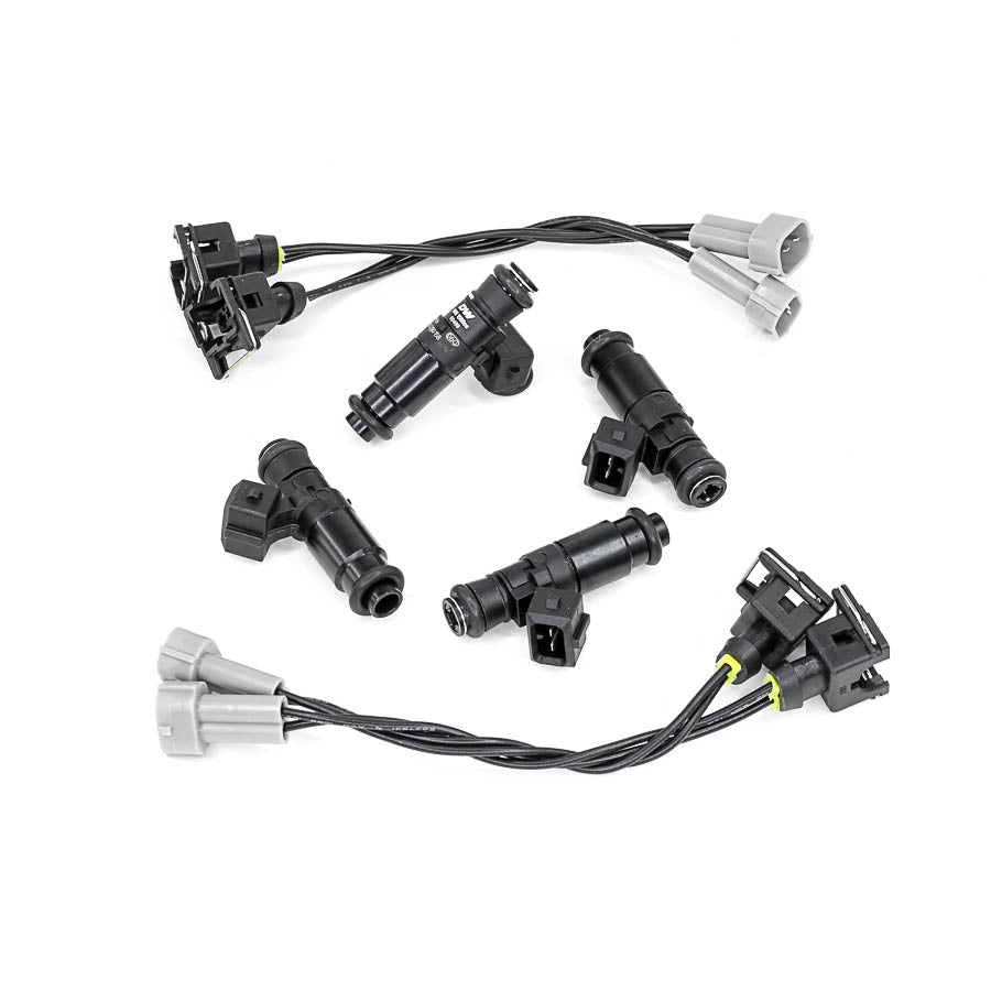 DeatschWerks Bosch EV14 1500cc DW Fuel Injectors Set for Mitsubishi Lancer Evolution X, 4B11T, Evo 10 (16M-10-1500-4)