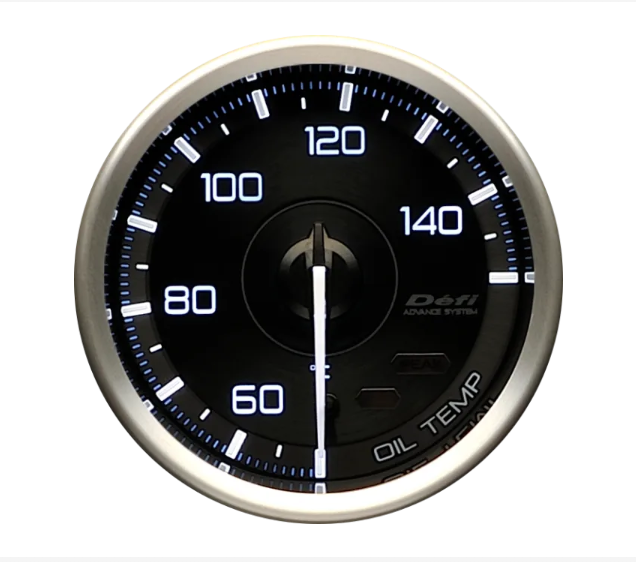 Defi ADVANCE A1 60mm Oil Temperature Gauge Meter 50-150°C (DF15201 - Includes Sensor)