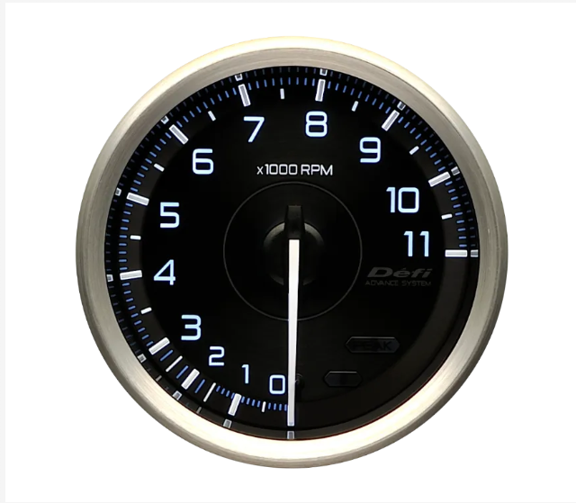 Defi ADVANCE A1 80mm Tachometer Gauge Meter 11000RPM (DF15501 - High RPM Race Scale)