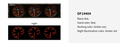 Defi DIN-Gauge 3-in-1 Triple Combination Meter 1DIN - Amber Red Text / Red Needle (DF14404)