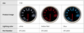 Defi ADVANCE BF 80mm Tachometer Gauge / RPM Meter 11000RPM (DF11001 White / DF11002 Amber Red / DF11003 Blue)