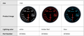 Defi ADVANCE BF 60mm Turbo Boost Gauge / Meter 200kPa (DF09901 White / DF09902 Amber Red / DF09903 Blue)