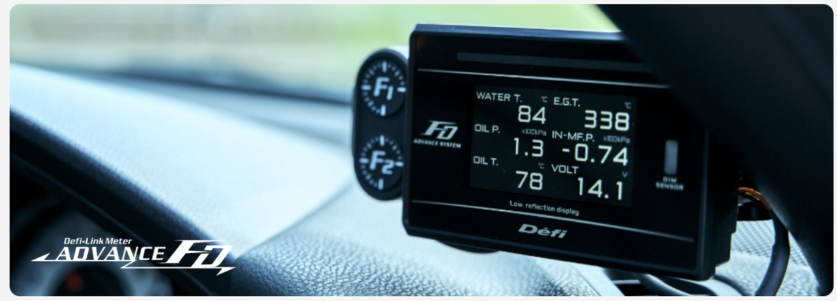 Defi ADVANCE FD Digital Multi-Display Meter & Control Unit SE Sensor Package Combo Kit (DF17801 + DF18901)