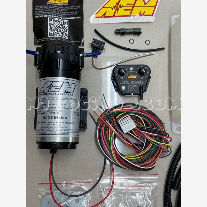 AEM Electronics V3 Water/Methanol Injection Kit with 1.15 Gallon Tank (Up to 35 PSI) | Part: 30-3300