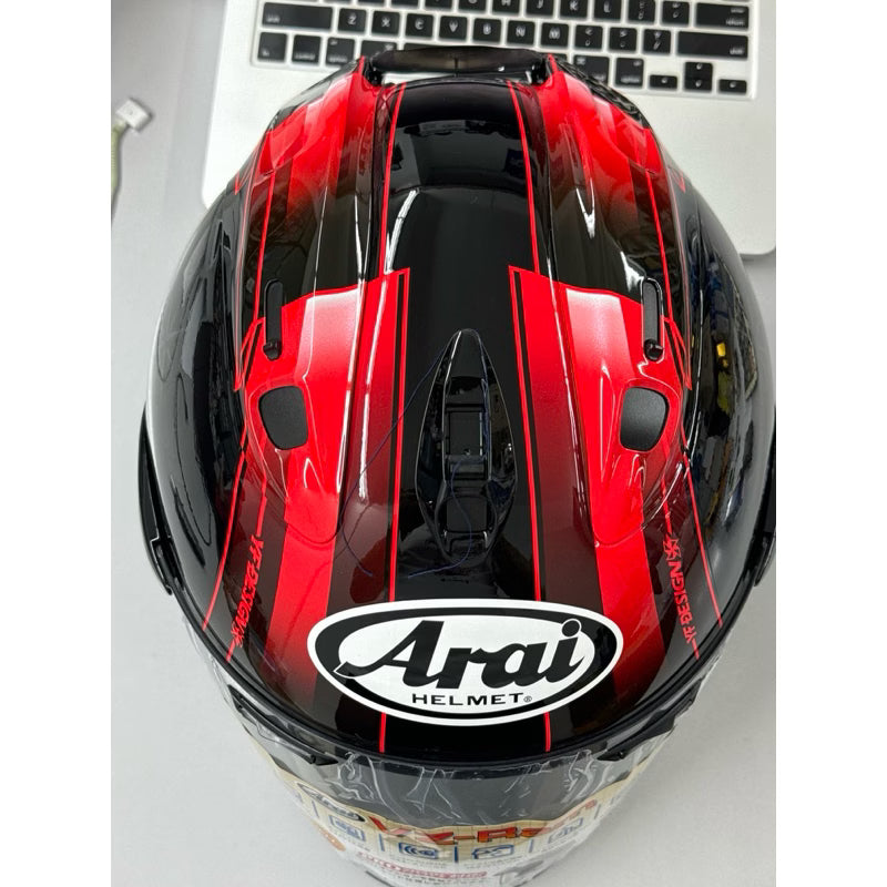 Arai VZ-Ram Harada Tour Black Premium Open Face Motorcycle Helmet (Limited Graphic Edition) - VZ-RAM-HARADA-TOUR-BLACK