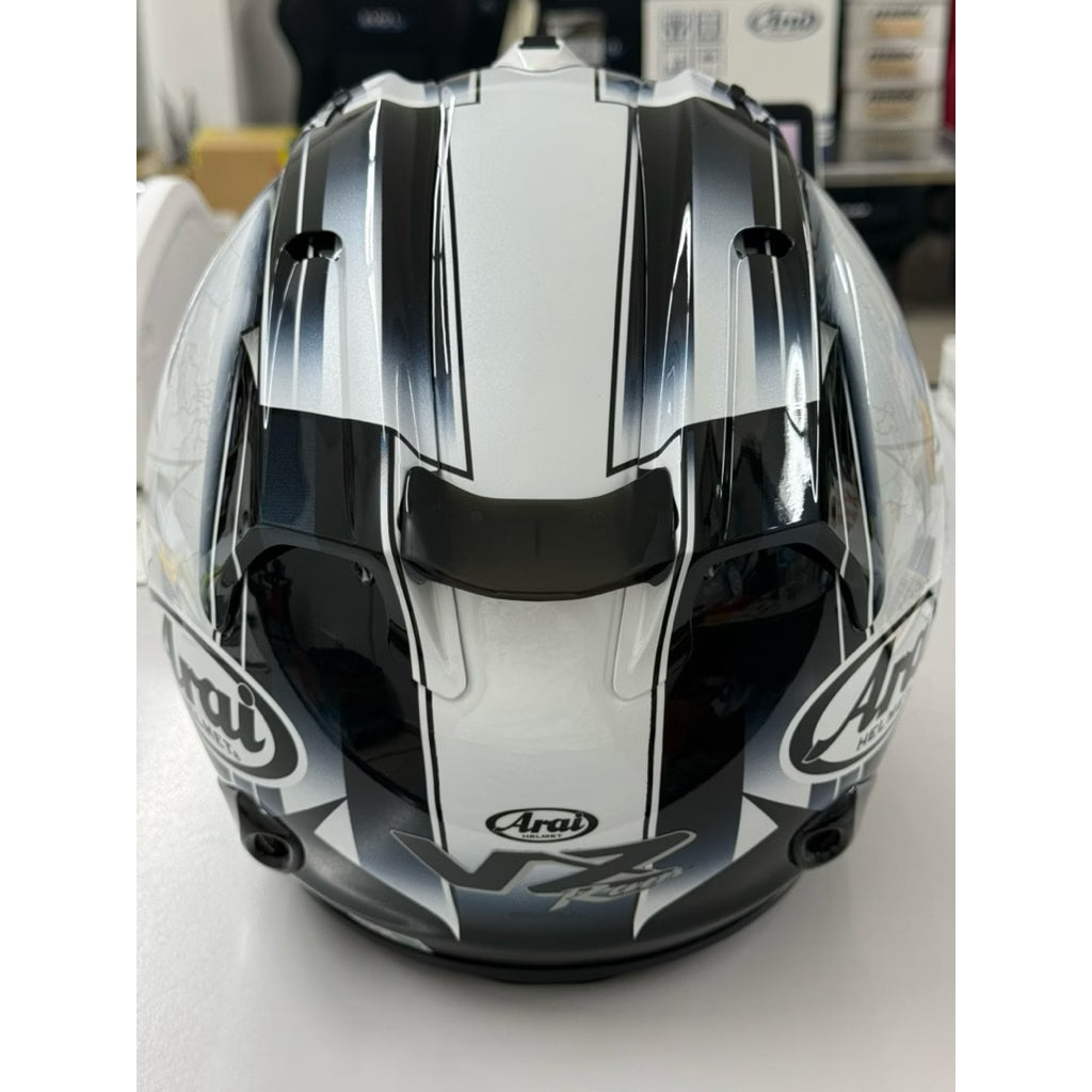 Arai VZ-Ram Harada Tour White Premium Open Face Motorcycle Helmet (Limited Graphic Edition) - VZ-RAM-HARADA-TOUR-WHITE
