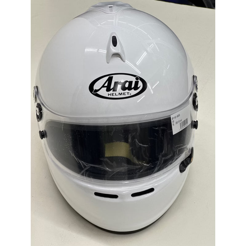 Arai GP6S Full Face Snell / FIA Approved Racing Helmet (White)