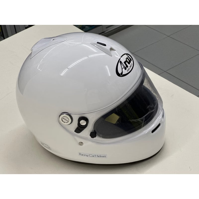 Arai GP6S Full Face Snell / FIA Approved Racing Helmet (White)