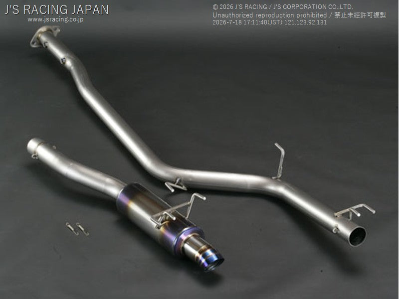 J's Racing FX-PRO Full Titanium Muffler 70RR for Honda Civic Type R FD2R – Part FTM-D2-70RR