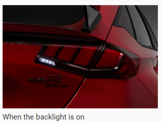MUGEN LED Tail Lamp, Rear Tail Light For Honda Civic FL1, FL5 Type R / PN: 33500-XNRC-K0S0