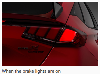 MUGEN LED Tail Lamp, Rear Tail Light For Honda Civic FL1, FL5 Type R / PN: 33500-XNRC-K0S0