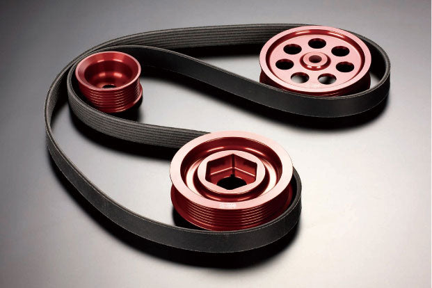 TODA Racing Light Weight Front Pulley Kit with A/C for Honda Civic Type-R FD2 K20A (13810-FD2-HAC)
