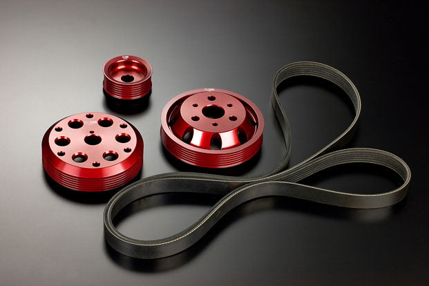 TODA Racing Light Weight Front Pulley Kit with A/C for Toyota 86 GT86 Subaru BRZ Scion FR-S FA20 (13810-FA2-HAC) ZC6 ZN6