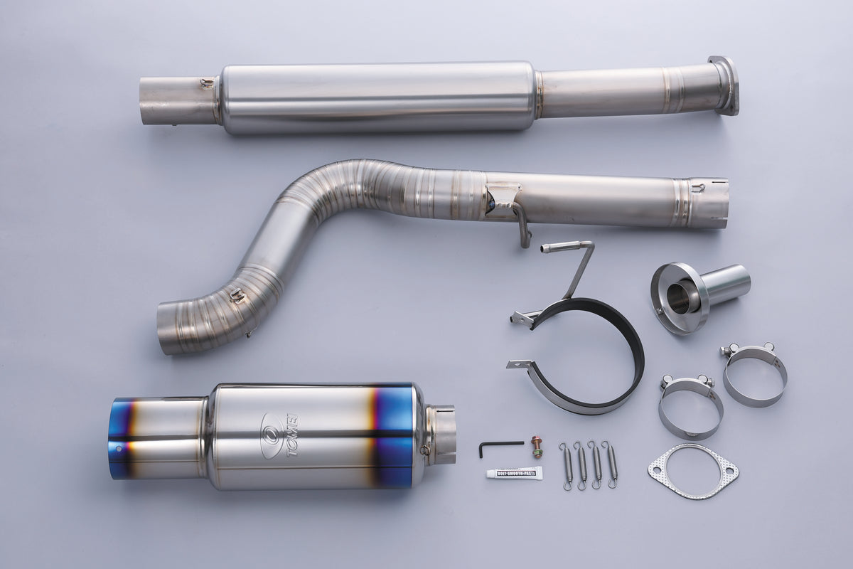 Tomei Ti RACING Titanium Muffler Exhaust 80mm (Single Type) for Toyota 86 / GR86 & Subaru BRZ, ZN6 ZC6 ZN8 ZD8- 441014