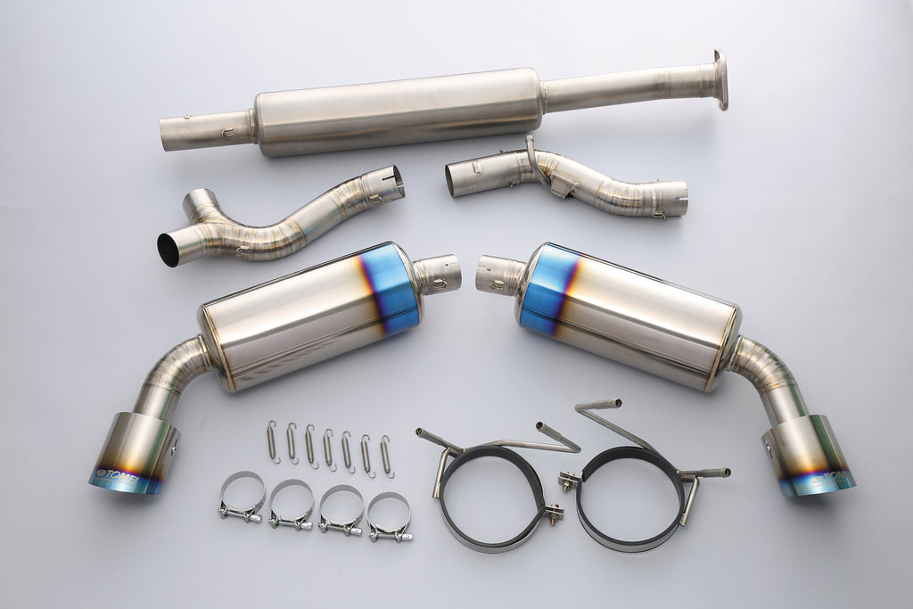 Tomei Ti RACING Titanium Muffler Exhaust 60.5mm (Dual Type) for Toyota 86, Subaru BRZ ZN6 ZC6 - 441001