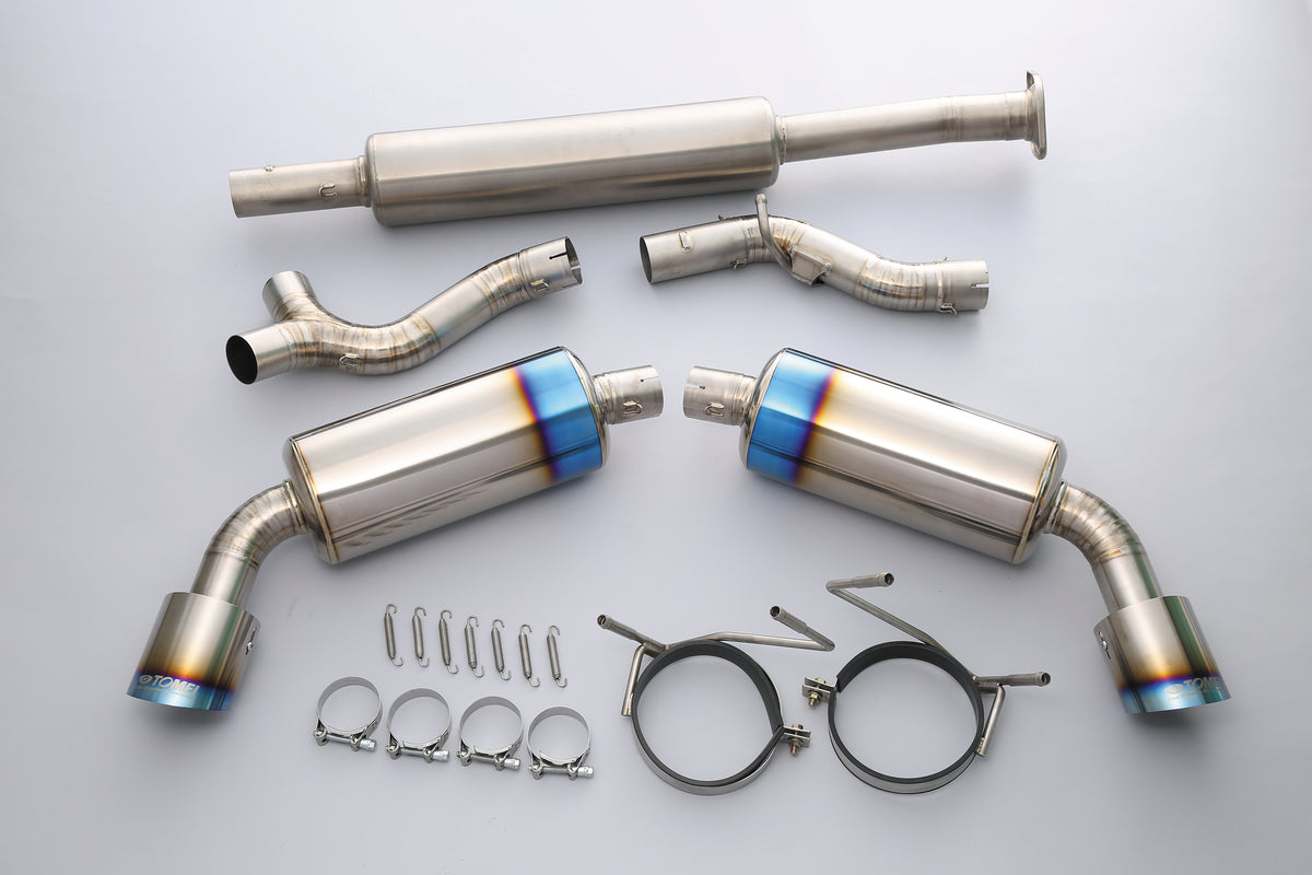 Tomei Ti RACING Titanium Muffler Exhaust 60.5mm (Dual Type) for Toyota 86, Subaru BRZ ZN6 ZC6 - 441001
