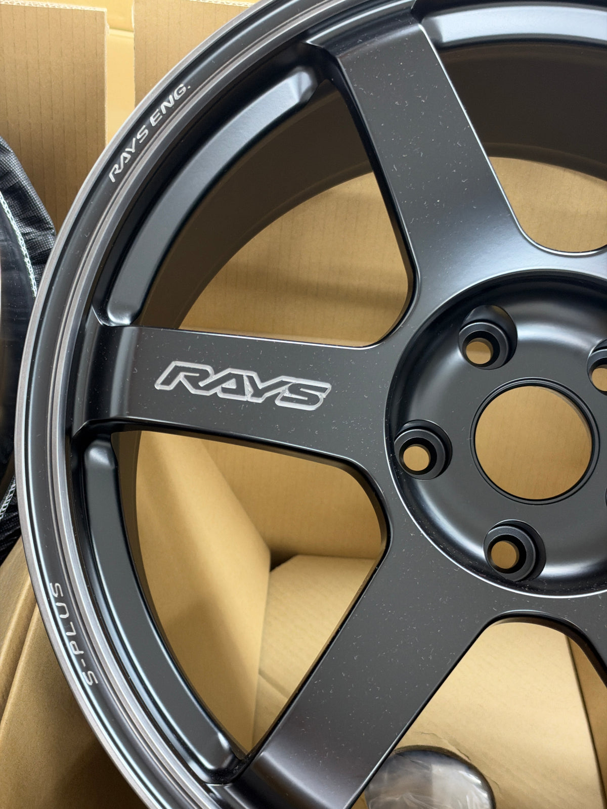 RAYS Volk Racing TE37 Saga S-plus Black Shadow Ltd. Forged Wheel 19x9.5J +36 5x120 - Matte Translucent Black (PH) Honda FL5 FK8 Type R