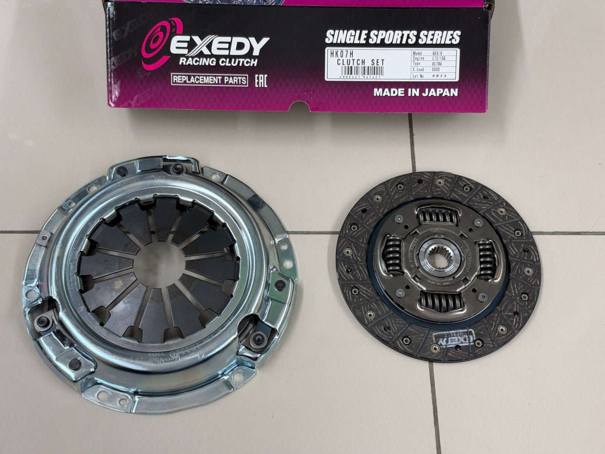 EXEDY HK07H Single Sports Ultra Fiber Clutch Kit | Honda Fit Jazz GE6 GE8 GK5, Honda L15A L15B