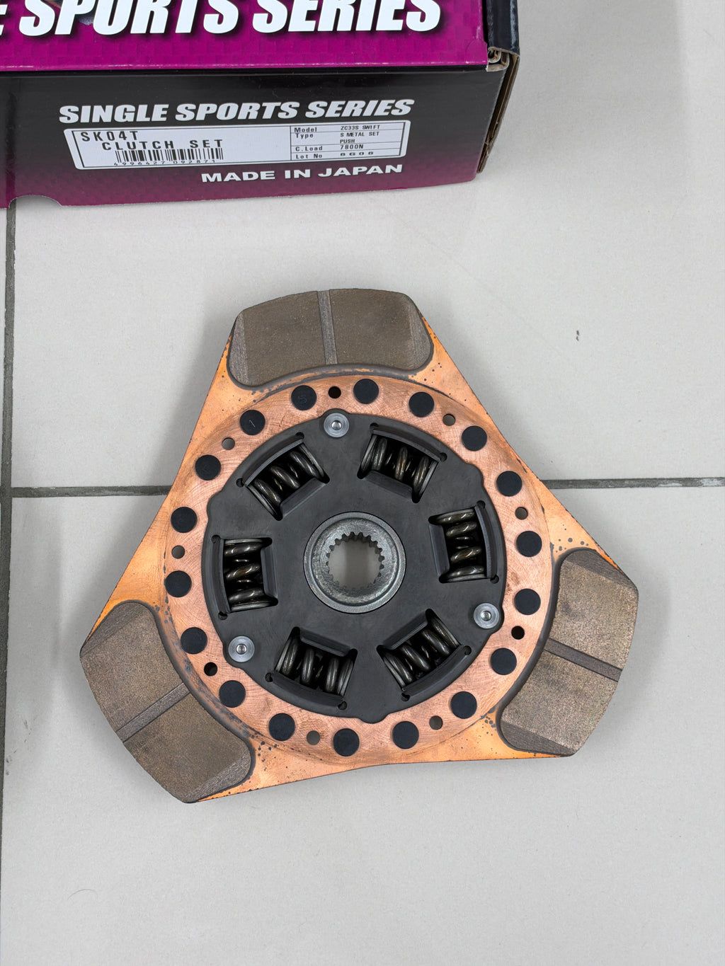 EXEDY SK04T S-Metal Heavy Duty Clutch Kit for Suzuki Swift Sport ZC33S / Exedy SD15T + SC15T