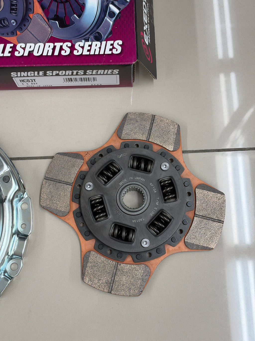 EXEDY Stage 2 Cerametallic Clutch Kit for Honda Civic Integra B16A B16B B18C B20B - HC03T + HD05T1