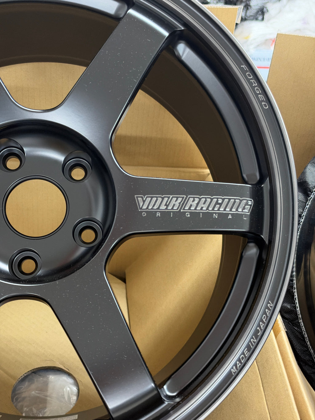 RAYS Volk Racing TE37 Saga S-plus Black Shadow Ltd. Forged Wheel 19x9.5J +36 5x120 - Matte Translucent Black (PH) Honda FL5 FK8 Type R