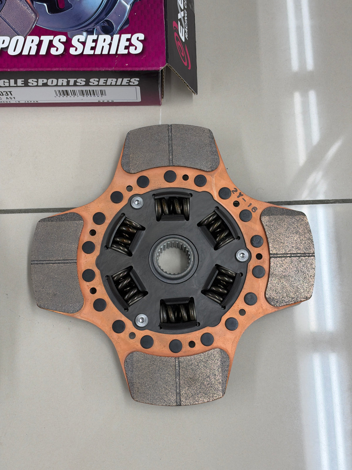 EXEDY Stage 2 Cerametallic Clutch Kit for Honda Civic Integra B16A B16B B18C B20B - HC03T + HD05T1
