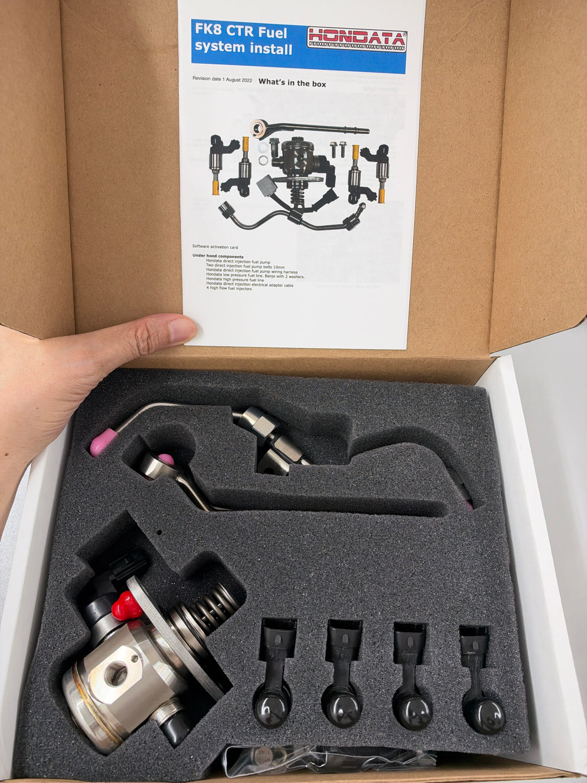 Hondata Upgraded Direct Injection Fuel System Kit with 1330cc Injectors (FK8 / FK2 / FL5 / DE5)