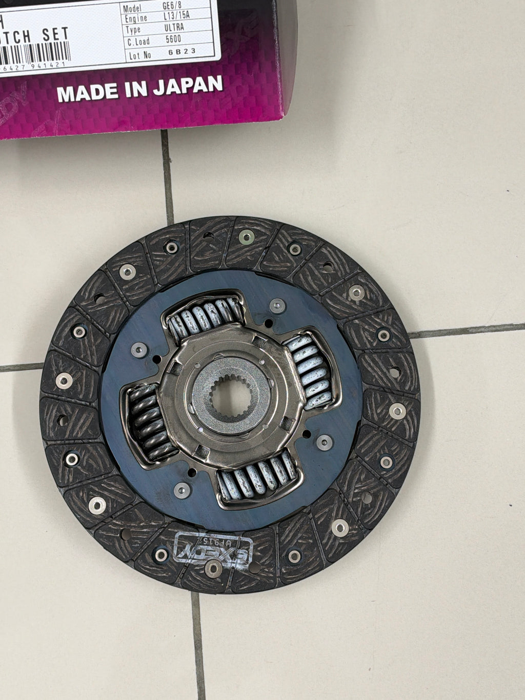 EXEDY HK07H Single Sports Ultra Fiber Clutch Kit | Honda Fit Jazz GE6 GE8 GK5, Honda L15A L15B