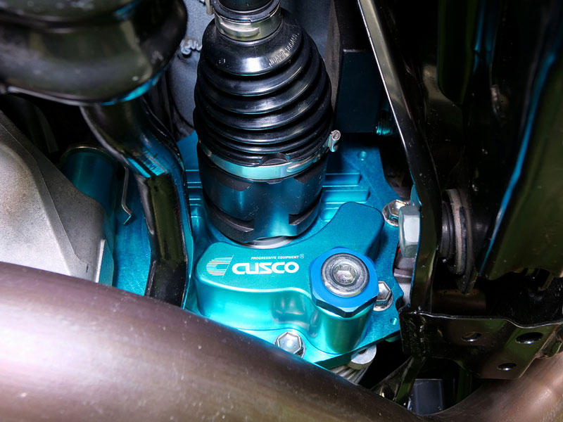 Cusco High Capacity Rear Differential Cover Blue for Toyota GR Yaris / GR Corolla - 1C7-008-AL