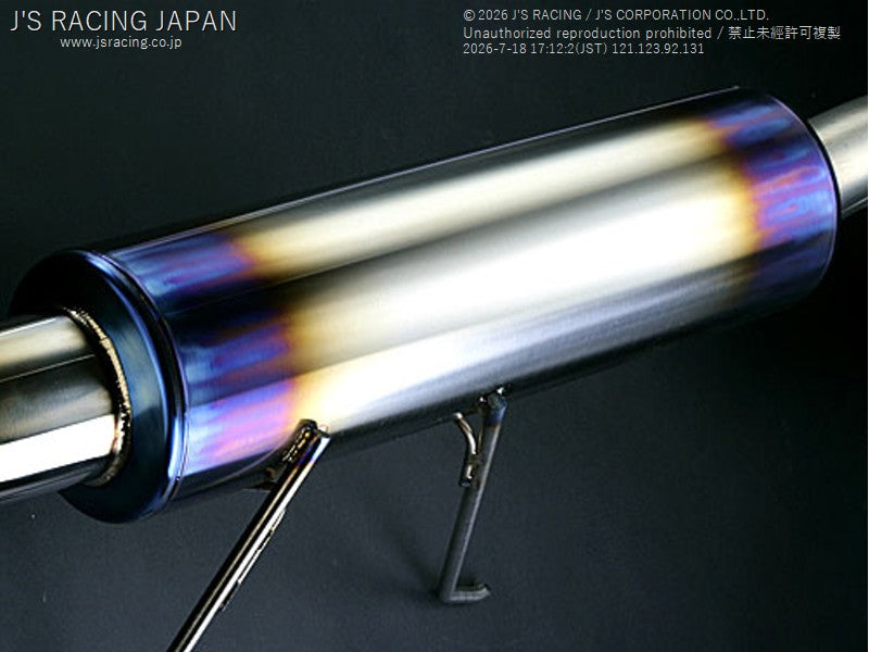 J's Racing FX-PRO Full Titanium Muffler 70RR for Honda Civic Type R FD2R – Part FTM-D2-70RR