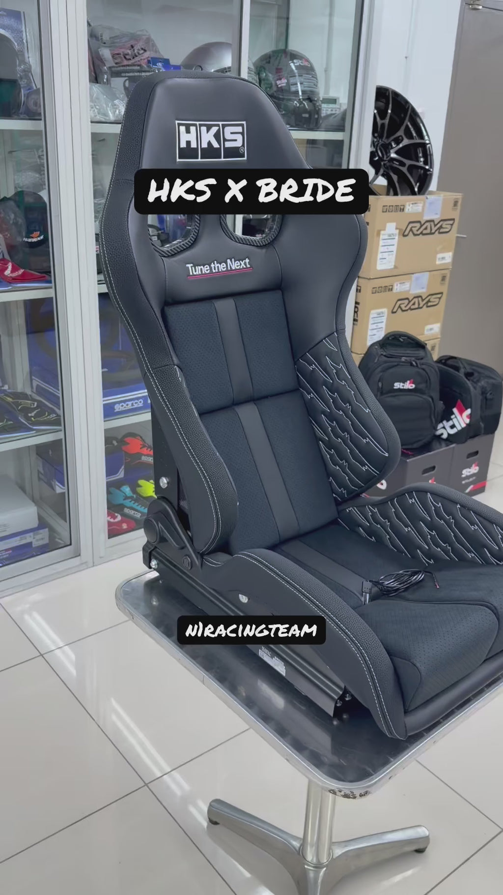 HKS x BRIDE edirb 171 2025 Limited Edition Carbon Reclining Racing Seat - 51007-AK708
