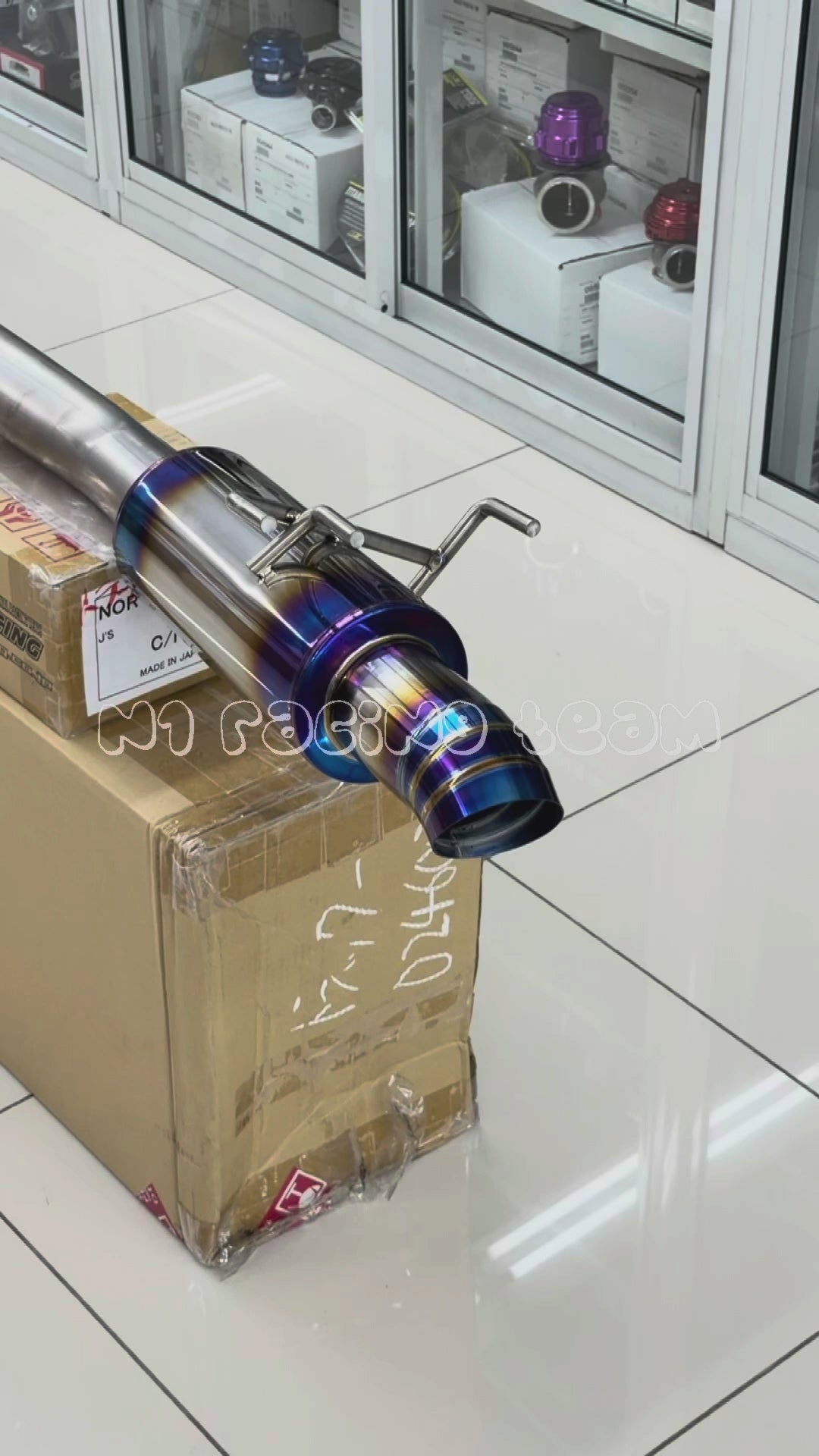J's Racing FX-PRO Full Titanium Muffler 70RR for Honda Civic Type R FD2R – Part FTM-D2-70RR