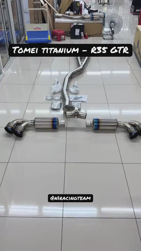 Tomei Ti Racing Titanium Muffler Exhaust System - Nissan GT-R R35 (441007) | Malaysia
