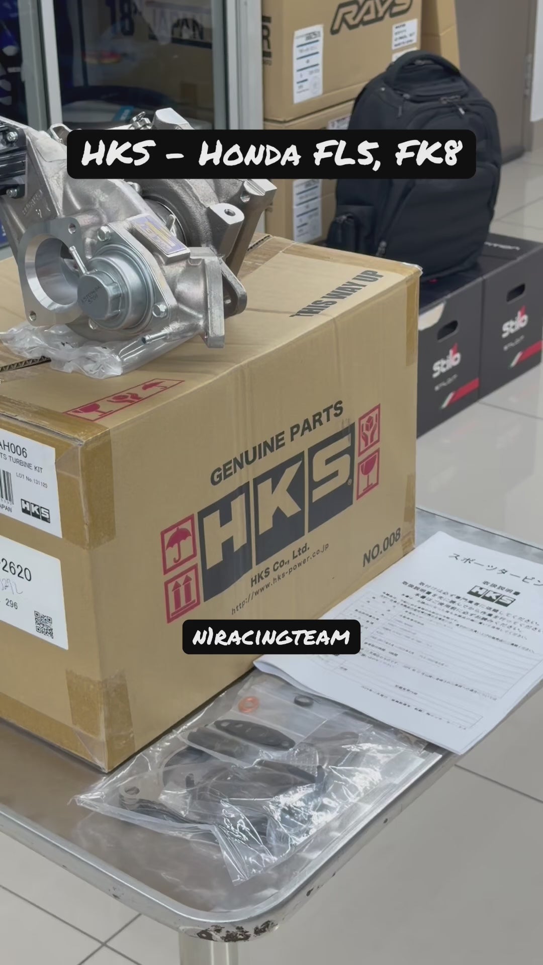 HKS 11004-AH006 GT4845 Sports Turbine Kit, Turbo Kit for Honda Civic Type R FK8 / FL5