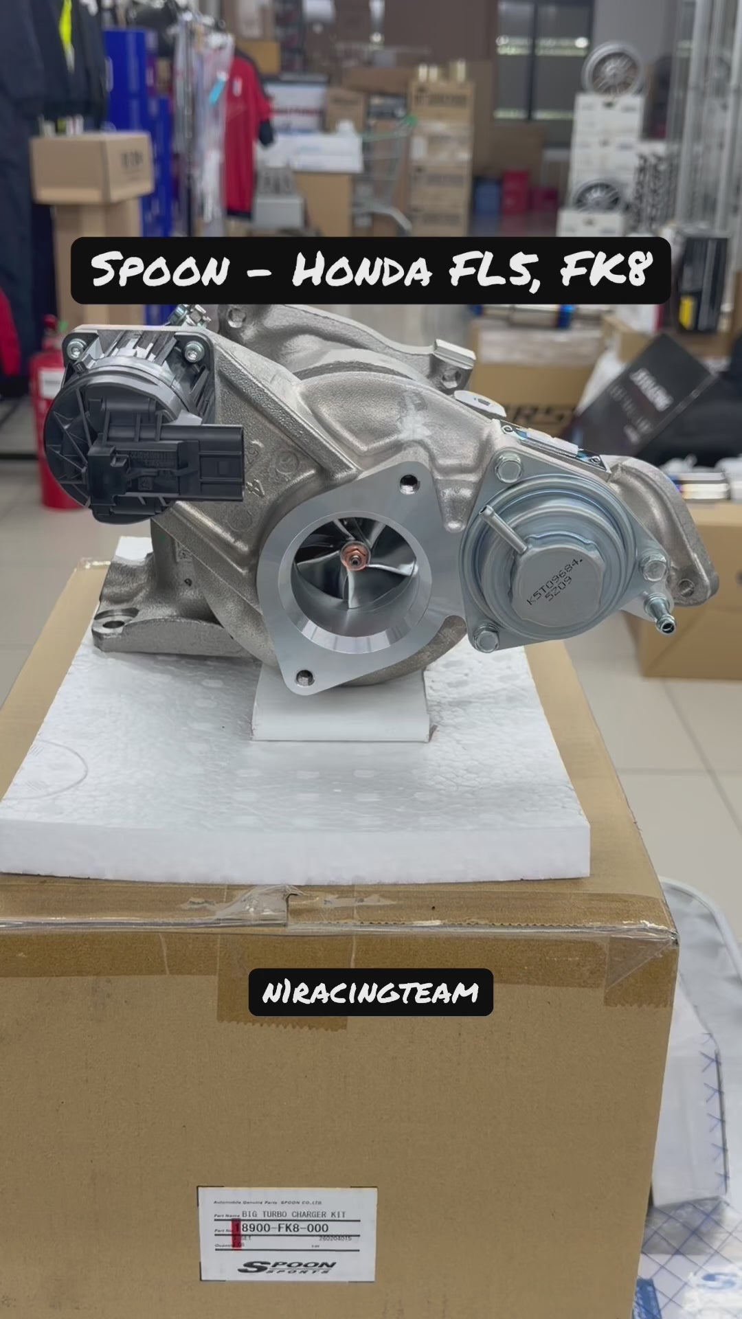 Spoon Sports Big Turbocharger Kit for Honda Civic Type R FK8 FL5 K20C1 - 18900-FK8-000