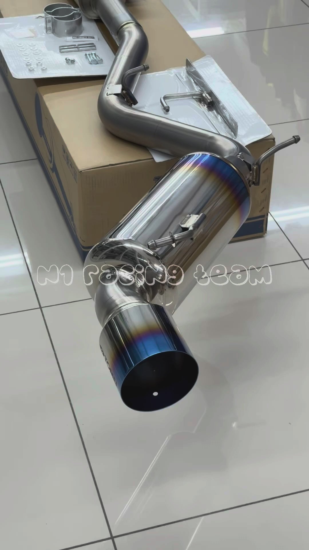 TOMEI Ti Sports Titanium Muffler Exhaust System - Toyota GR86 (ZN8) / Subaru BRZ (ZD8) | Part: 442004