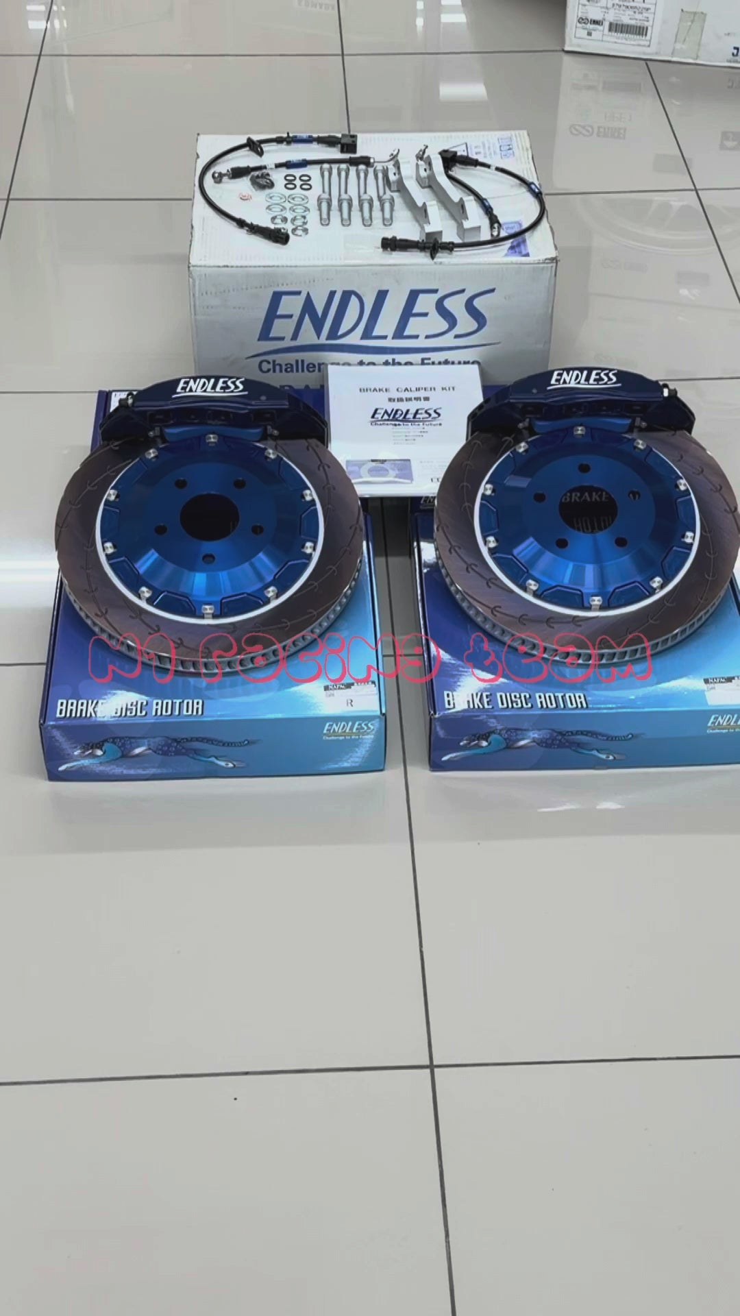 Endless Mono6 Sports TA Front Brake Kit - Honda Civic Type R FL5 & FK8 (EFZ6XFL5 / EFZ6XFK8) | Malaysia