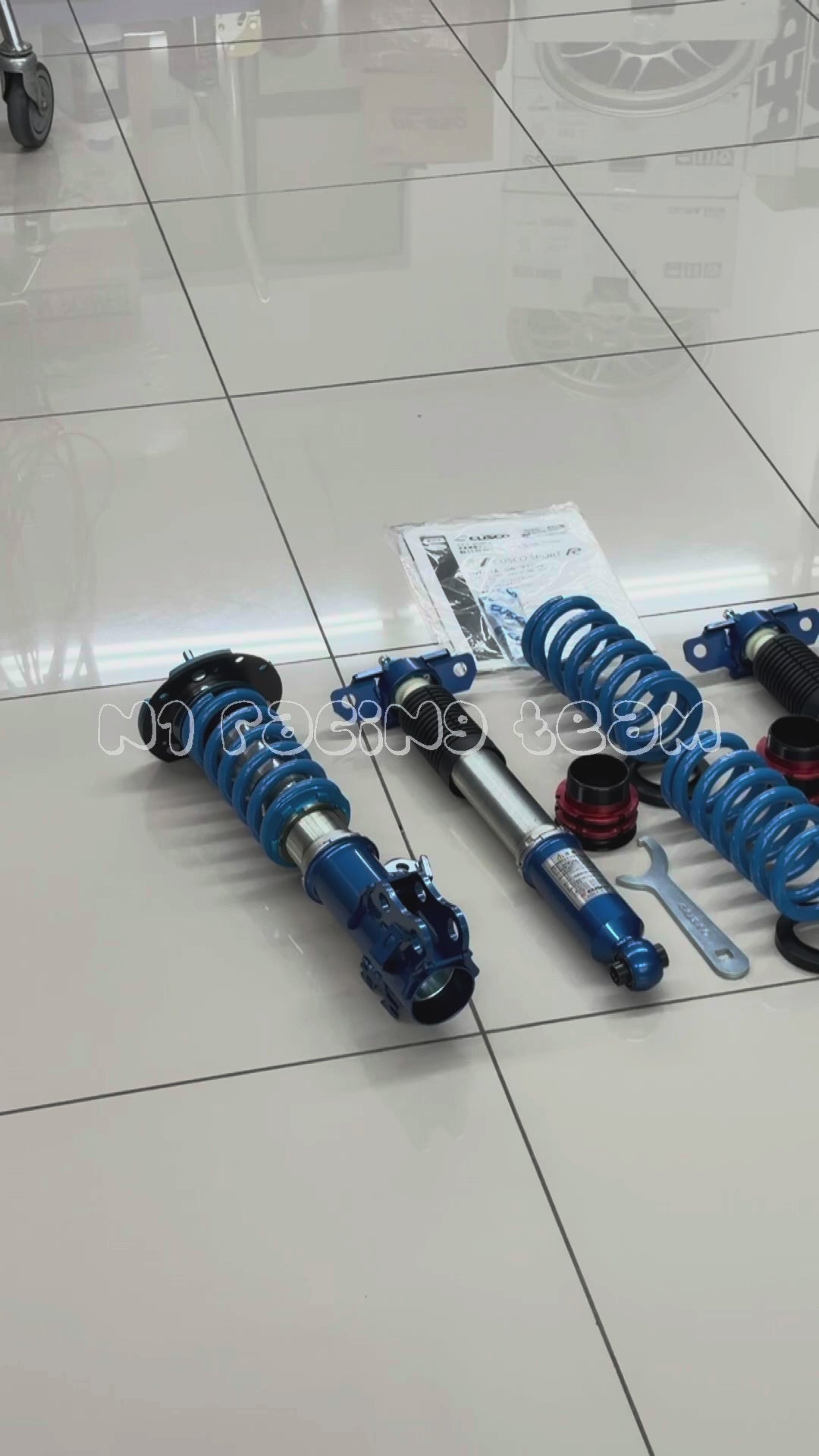CUSCO Sport R Monotube Coilover Suspension Kit - Toyota GR Yaris Facelift (2024+ / Gen 2) | Part: 1C8 64R CP