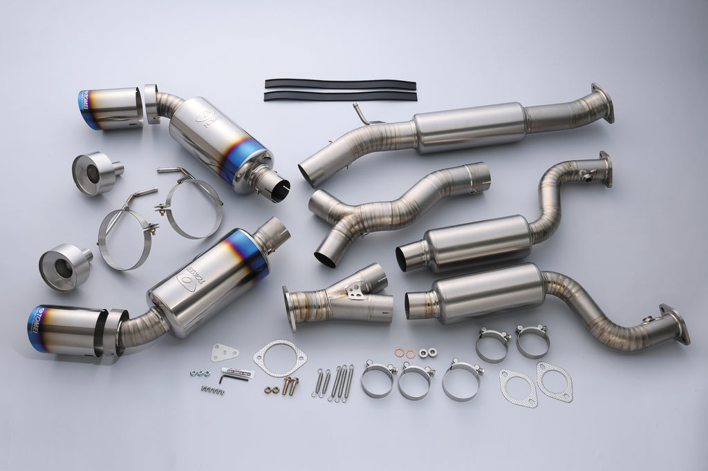 Tomei Ti Racing Titanium Dual Catback Muffler Exhaust for Nissan Z 400Z Fairlady Z RZ34 VR30DDTT MT (441006)